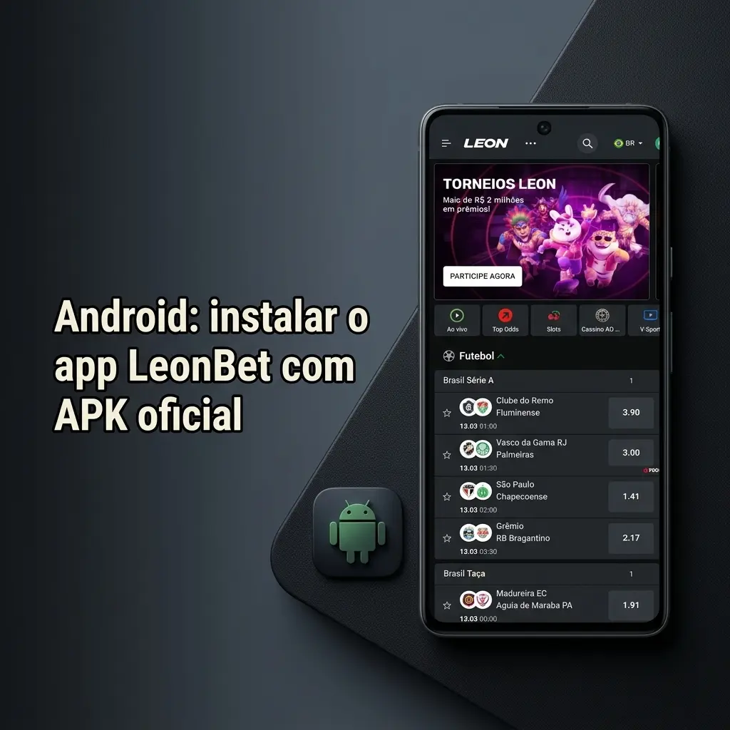 Passo a passo para instalar o app LeonBet no Android via APK oficial: baixar, permitir fontes, instalar e ativar notificações