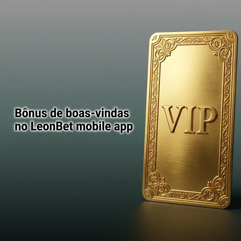 Tela do app LeonBet mostrando bônus de boas-vindas: Esportes 100% até R$2500 ou Cassino com rodadas grátis