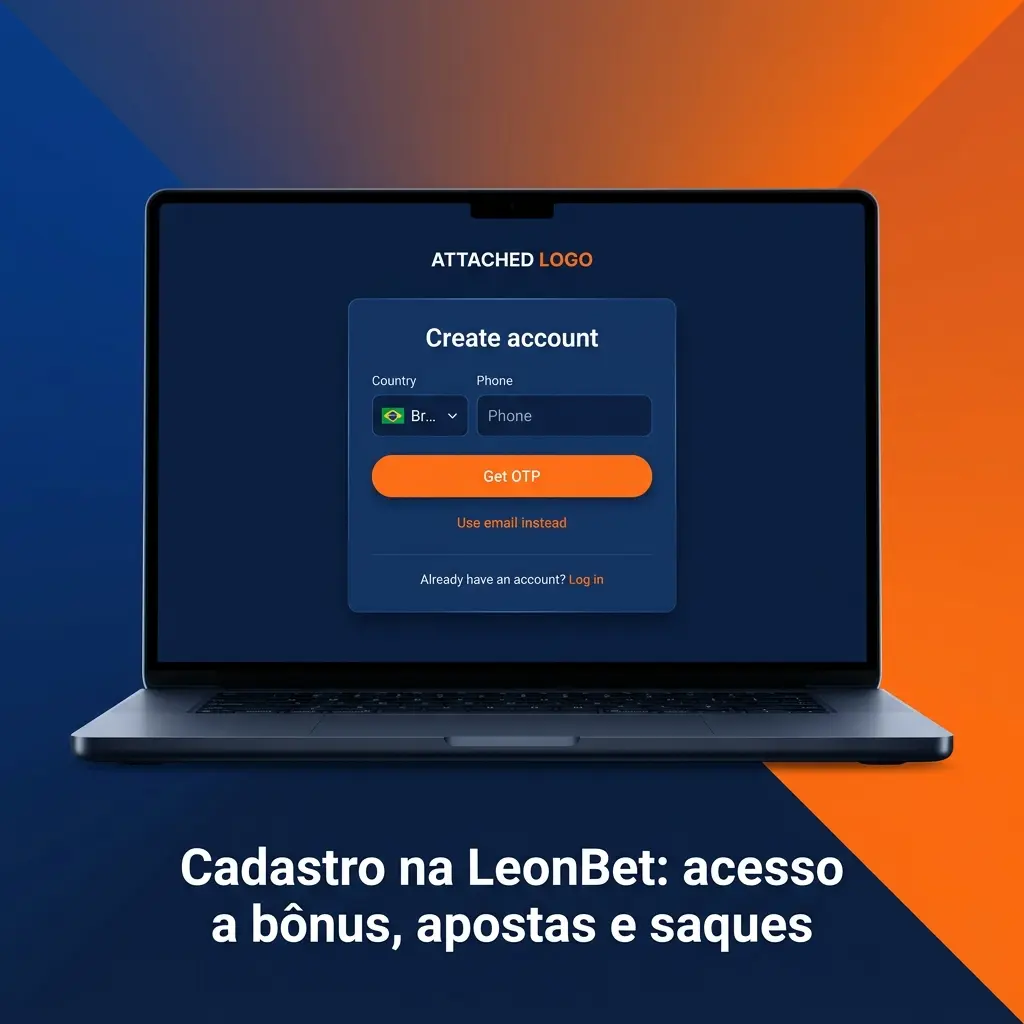 Passos do cadastro na LeonBet: iniciar, escolher método, preencher dados, confirmar contato e acessar conta para bônus e saques