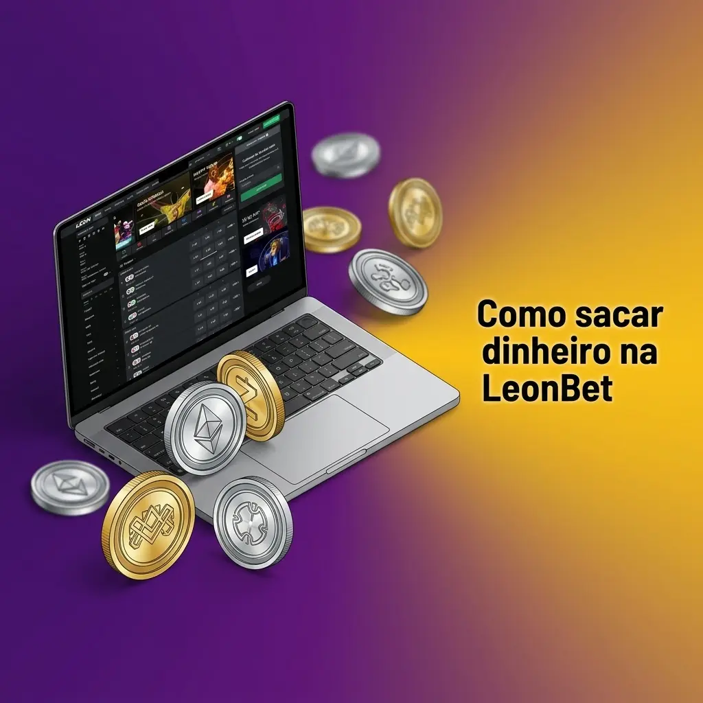 Passos para sacar dinheiro na LeonBet: acessar Caixa, escolher método, confirmar dados e acompanhar status da transação
