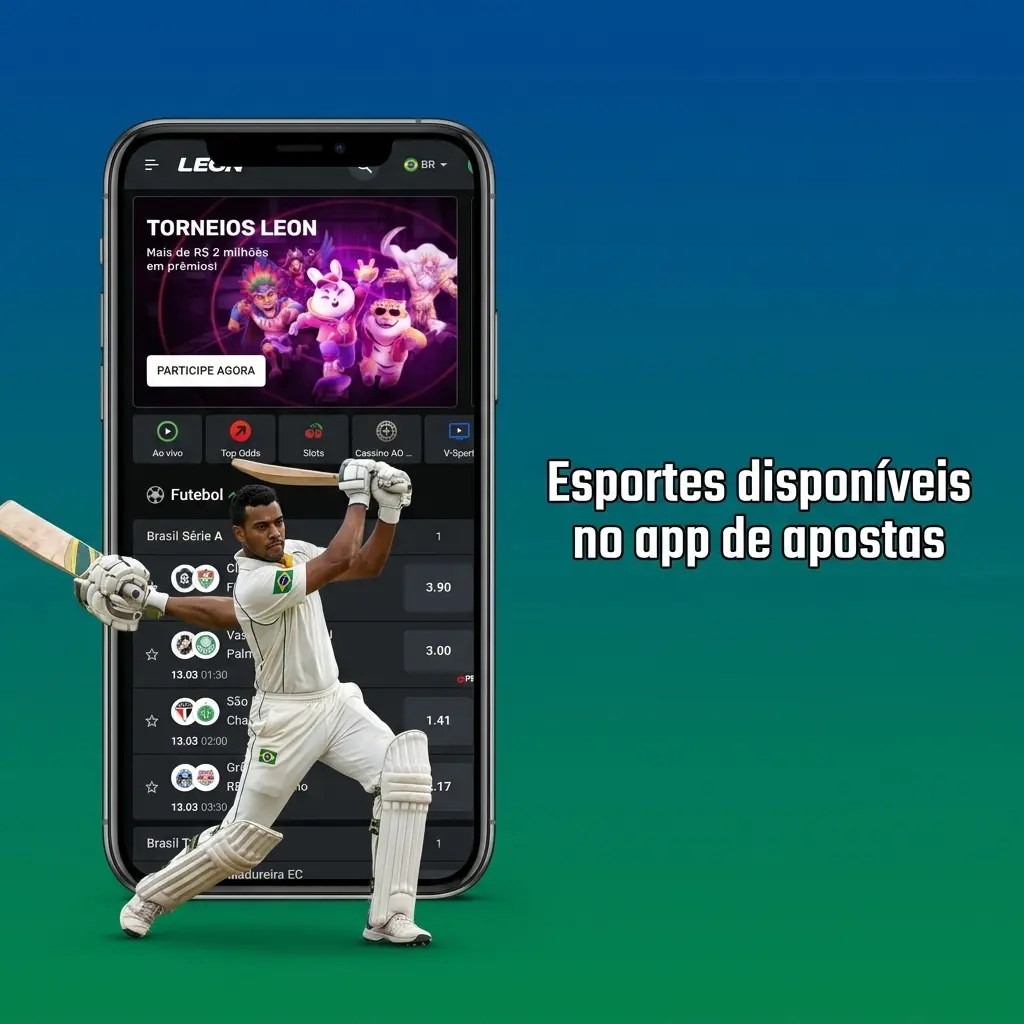 Lista de esportes no app de apostas: futebol, basquete, tênis, vôlei, MMA, F1, eSports, NFL, beisebol, handebol