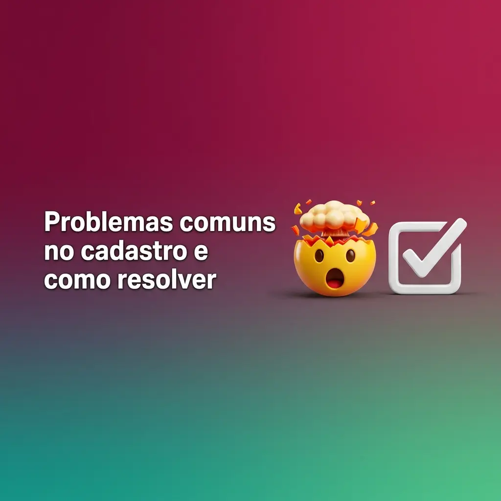 Tabela com problemas no cadastro LeonBet e soluções: código não chega, e-mail usado, senha rejeitada, erro de documento, página não carrega