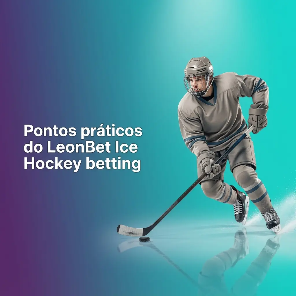 Painel da LeonBet para apostas em hóquei no gelo com odds ao vivo, estatísticas, cupom, cash out e filtros por liga
