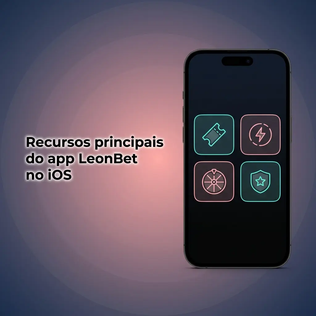 Recursos do app LeonBet no iOS: Pix, saldo em BRL, bônus, cassino ao vivo, apostas ao vivo e histórico no perfil