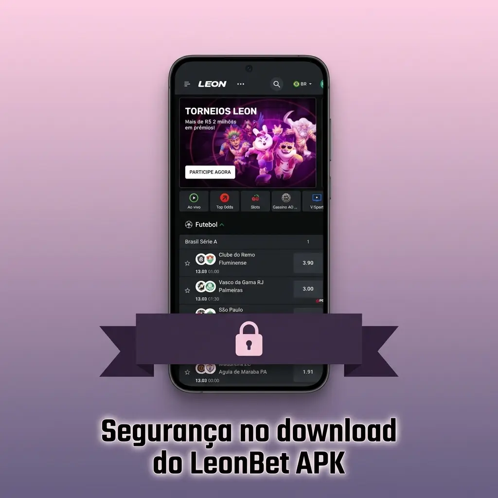 Download seguro do LeonBet APK com SSL e criptografia forte, protegendo login, transações e dados pessoais pelo site oficial